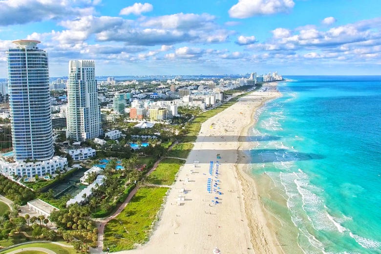 Vue panoramique sur Miami