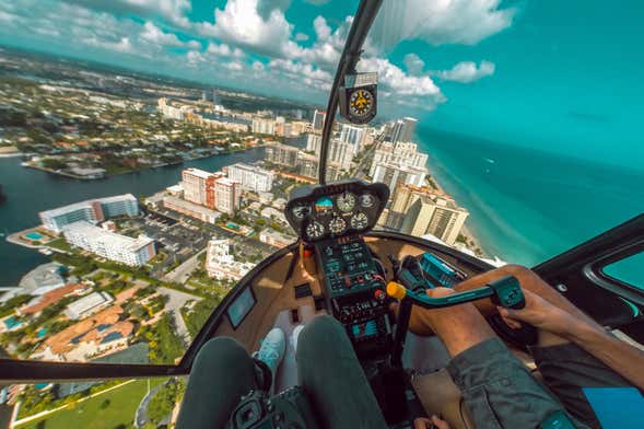 Vol en hélicoptère au-dessus de Miami