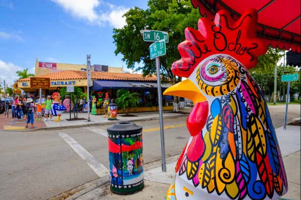 Visite sur le thème de l'art urbain dans Little Havana